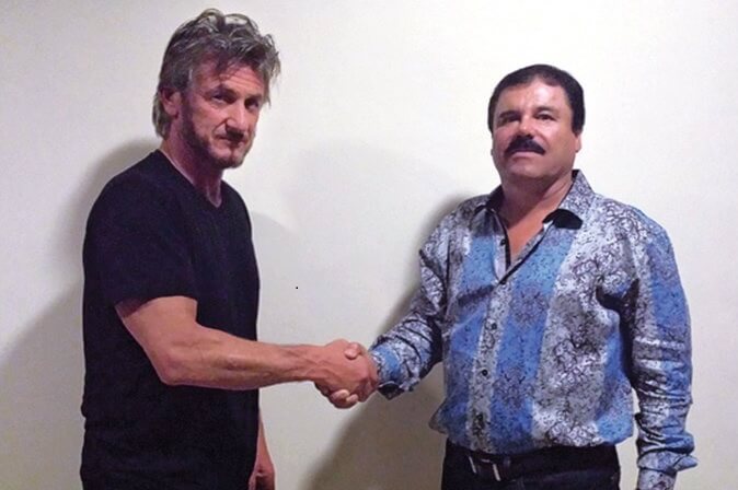 El Chapo Guzmán shaking hands with... Sean Penn?? (Photo: Flickr)