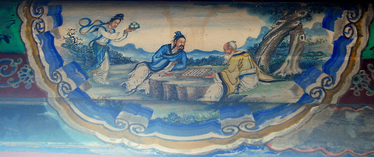 Magu presents longevity is a mural from the late s. XIX that can be seen in the Summer Palace, in Beijing